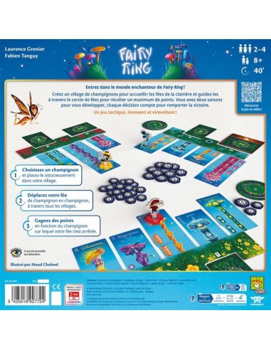 Fairy Ring - Jeux de société - Jeux Familliaux - Visuel de la boite dos derrière