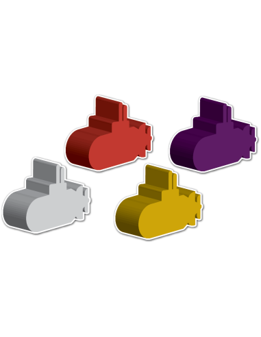 Endeavor - Eaux Profondes - Jeux Familiaux - Visuel des pions