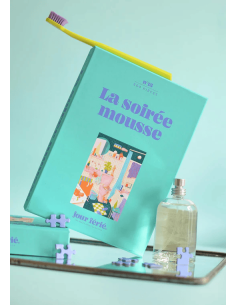 Soirée mousse, puzzle 500 pièces, salle de bain, brosse a dents, image visuel 2