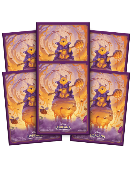 Disney Lorcana : Sleeves Winnie l'Ourson - Chapitre 6 Mer Azurite - Produit