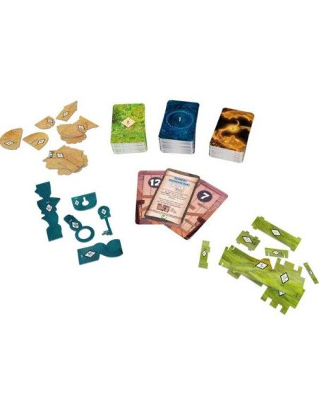 Unlock! Kids : Histoires de l'Île d'Emeraude - Jeu Enquête - Visuel de l'intérieur de la Boite