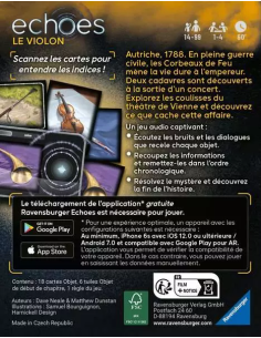 Echoes : Le Violon, jeu d'enquête, visuel de la boite avant 2