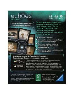 Echoes : Le Croc, jeu d'enquête, visuel de la boite avant 2