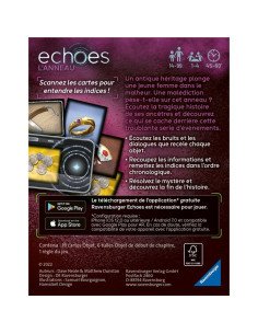 Echoes : L'Anneau, jeu d'enquête, visuel de la boite avant 2