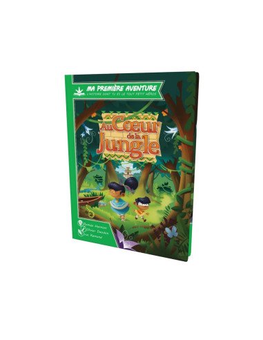 Ma première aventure : Au cœur de la jungle -  Visuel de la boite - Jeu enfant 4 ans