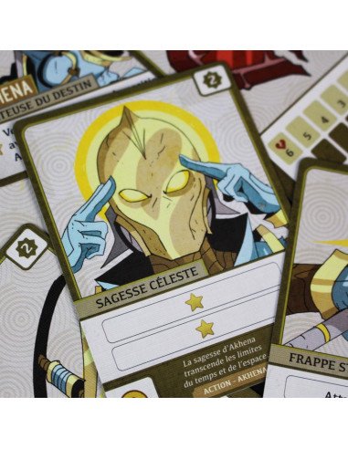 Battlecrest (MicroGames) - Visuel des cartes tete personnage