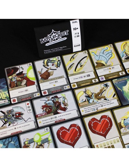 Battlecrest (MicroGames) - Visuel des cartes