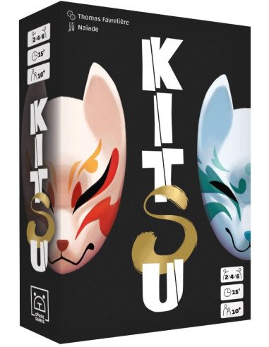 Kitsu - Jeu de cartes et de plis - Visuel de la boite avant coté PNG