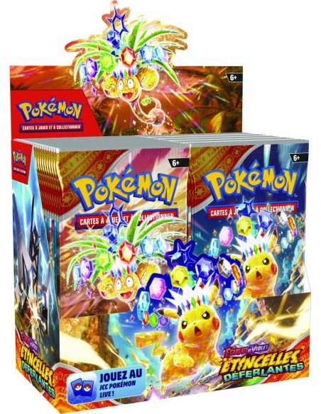 Pokémon EV08 : Display 36 Boosters Etincelles Déferlantes