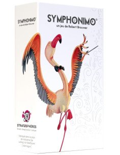 Symphonimo - jeu de carte et de collection flammant rose - visuel de la boite avant png