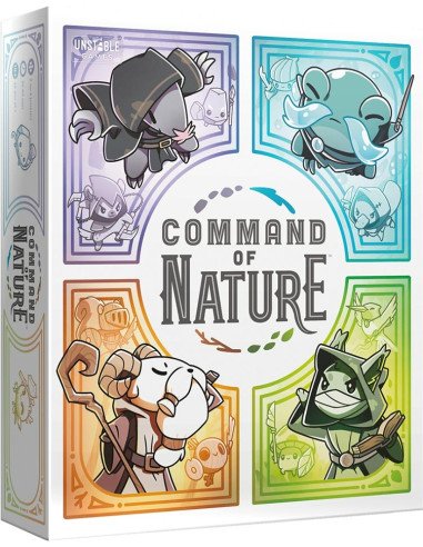 Command of nature - Jeu de société familial affrontement animaux - Visuel de la boite avant