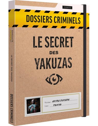 Dossier criminel : Le secret des Yakuzas - jeux d'enquête immersif - Visuel de la boite avant png jpeg