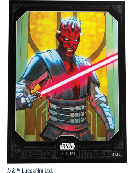 Star Wars Unlimited : Sleeves Art (Darth Maul)
