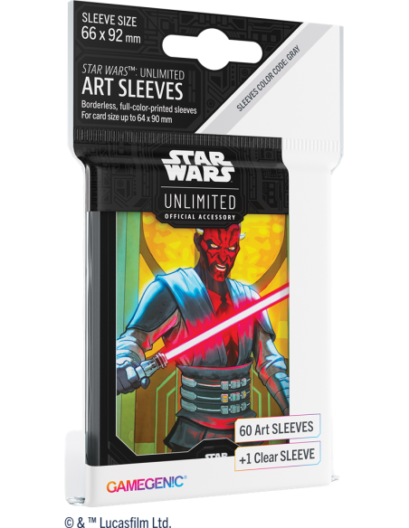 Star Wars Unlimited : Sleeves Art (Darth Maul)