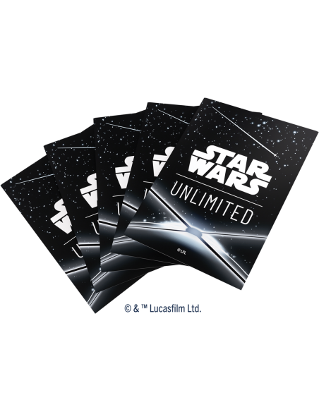 Star Wars Unlimited : Sleeves Art (Card Back Black)