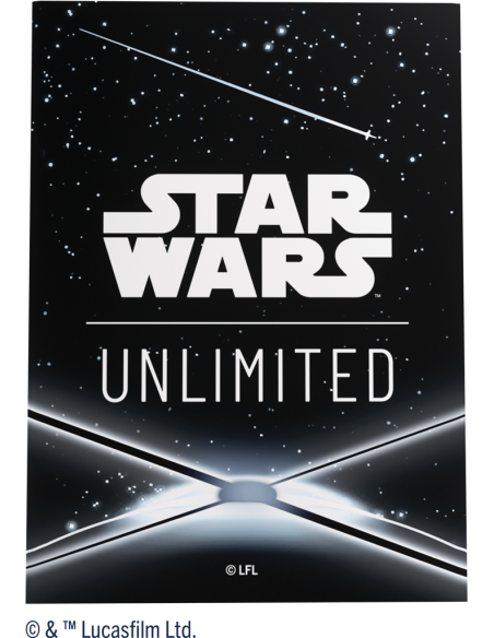 Star Wars Unlimited : Sleeves Art (Card Back Black)