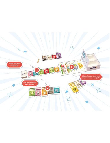 Stickers - Jeu de société familial - Leagacy jeu à campagne - Visuel de la boite avant