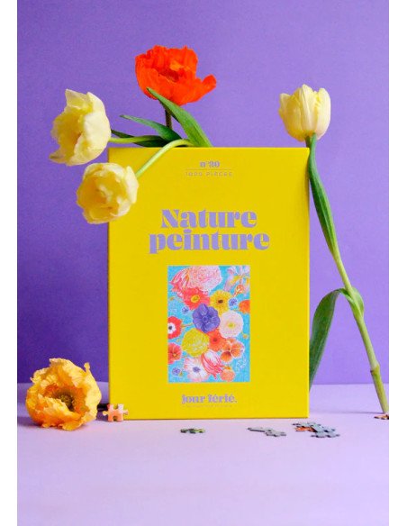 Nature peinture - Puzzle 1000 pièces - Visuel de la boite