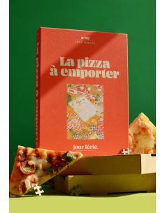 La pizza à emporter - Puzzle 1000 pièces - Visuel du puzzle 2