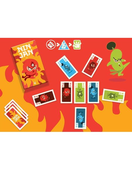 Ninjan - Jeu de société familial - Visuel du jeu avant png jpeg