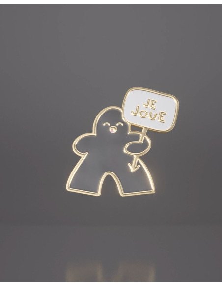 Pin’s Meeple de Jeux de société Émaillé  - Meeple noir - Visuel photo studio Pin’s Meeple de Jeux de société Émaillé  - Meeple noir - Visuel photo studio