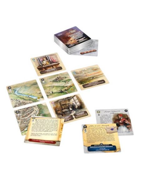 Cartaventura : Cosmologia - visuel de l'intérieur de la boîte