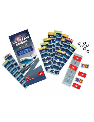 Ext. Sky Team Turbulences - Visuel de l'intérieur de la pochette vue du haut