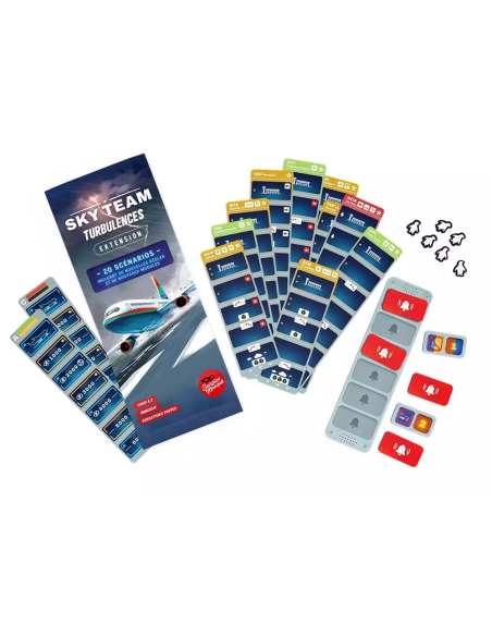 Ext. Sky Team Turbulences - Visuel de l'intérieur de la pochette vue du haut