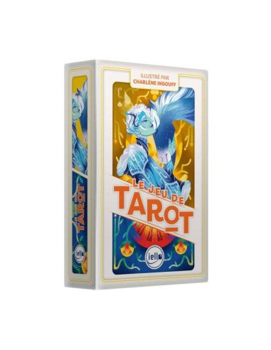 Cartes traditionnelles : Tarot - Illustré par Charlène Ingouff - Iello - Visuel de l'avant de la boîte