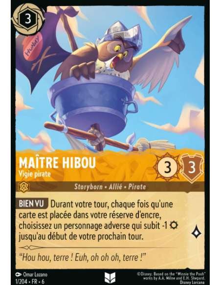 S6 - 001/204 - Maître Hibou - Vigie pirate
