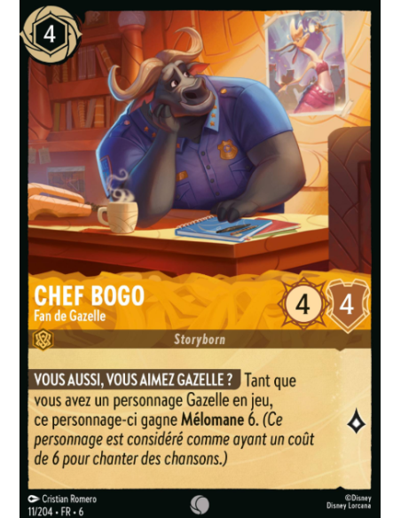 S6 - 011/204 - Chef Bogo - Fan de gazelle