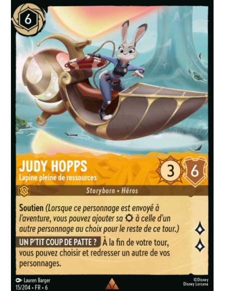 S6 - 015/204 - Judy hopps - Lapine pleine de ressources