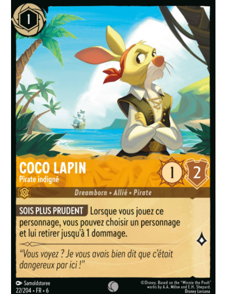 S6 - 022/204 - Coco lapin - Pirate indigné