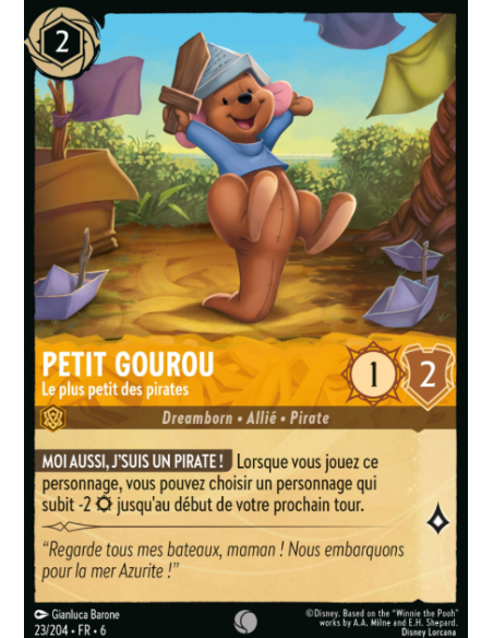 S6 - 023/204 - Petit gourou - Le plus petit des pirates