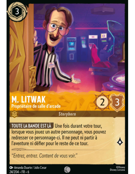 S6 - 024/204 - M. Litwak - Propriétaire de salle d'arcade