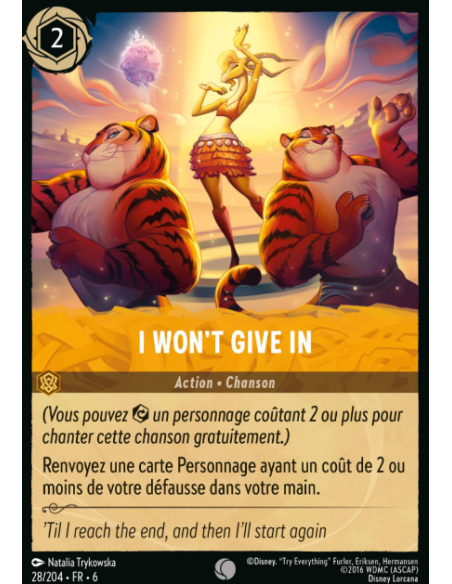 S6 - 028/204 - I won't give in