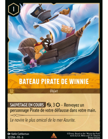 S6 - 032/204 - Bateau Pirate de winnie