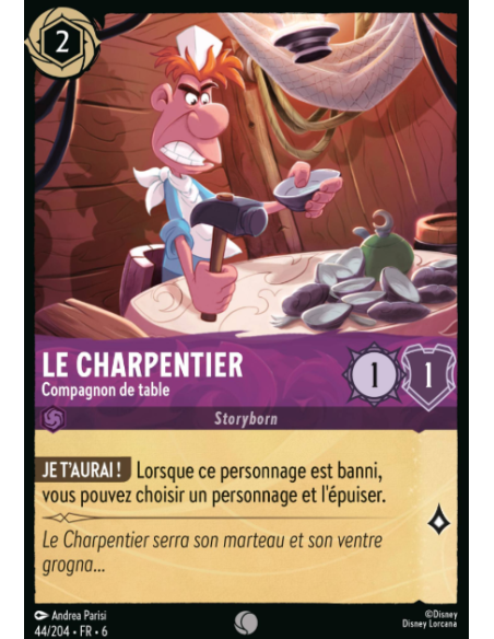 S6 - 044/204 - La Charpentier - Compagnon de table