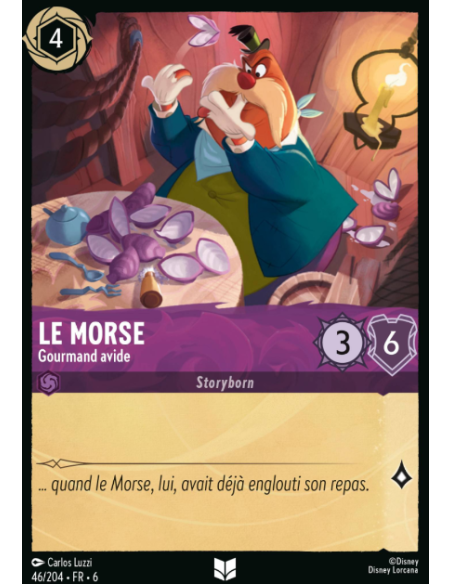 S6 - 046/204 - Le Morse - Gourmand avide