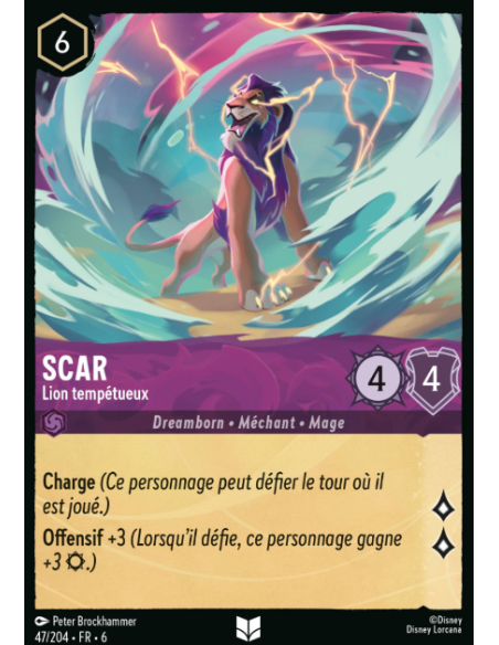 S6 - 047/204 - Scar - Lion tempétueux