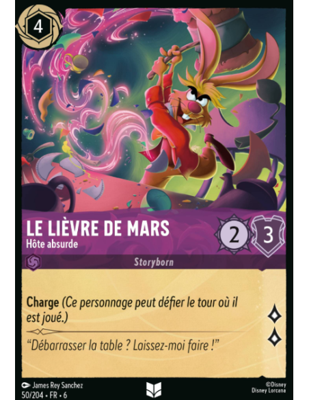 S6 - 050/204 - Le Lièvre de mars - Hôte absurde