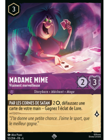 S6 - 055/204 - Madame Mime - Vraiment merveilleuse