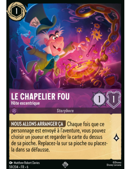 S6 - 059/204 - Le chapelier fou - Hôte excentrique