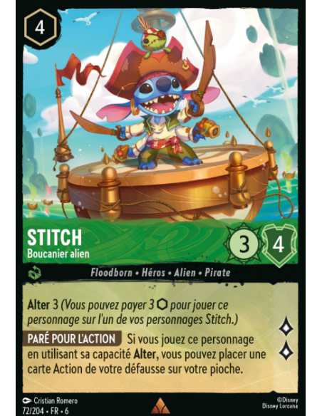 S6 - 072/204 - Stitch - Boucanier alien