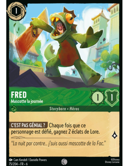 S6 - 075/204 - Fred - Mascotte la journée