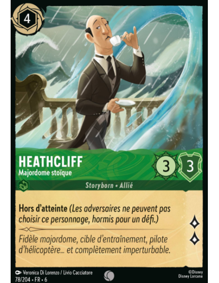 S6 - 078/204 - Heathcliff - Majordome stoïque