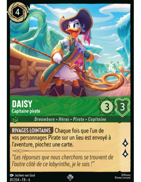 S6 - 081/204 - Daisy - Capitaine pirate