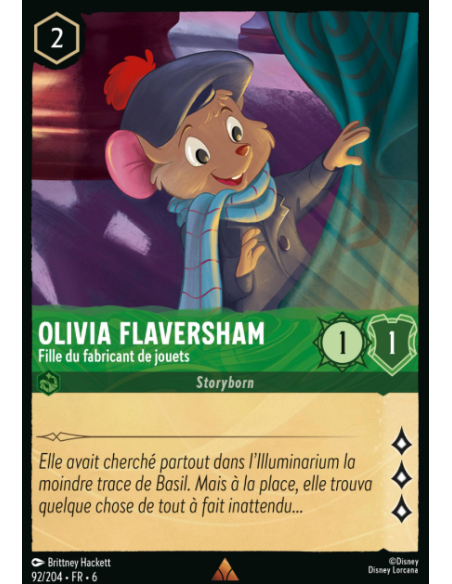 S6 - 092/204 - Olivia Flaversham - Fille du fabricant de jouet