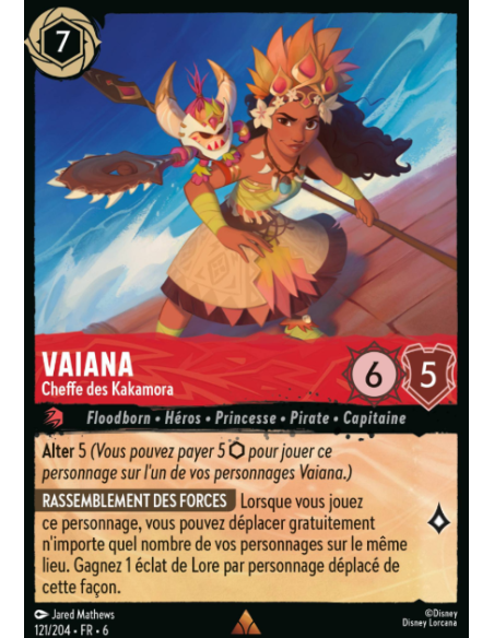 S6 - 121/204 - Vaiana - Cheffe des Kakamora
