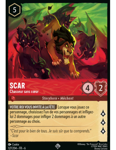 S6 - 127/204 - Scar - Chasseur sans coeur